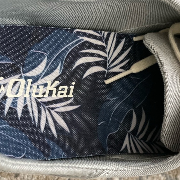 OluKai Mens Tradewind Sneaker Light Gray Convertible Casual Shoe 10.5 - Picture 5 of 11